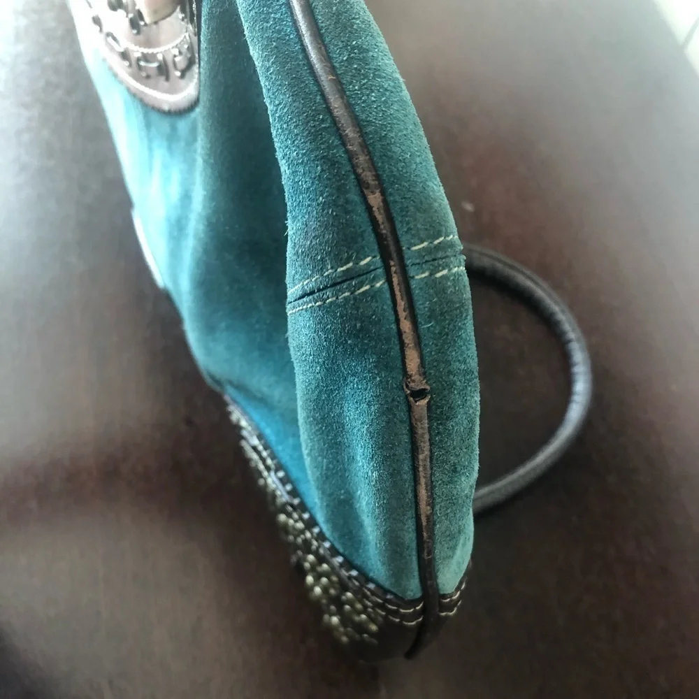 Rafe turquoise cowhide